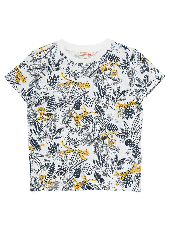 T-shirt estampado selva menino mangas curtas JOTROTI1 / 20S902F1TMC001