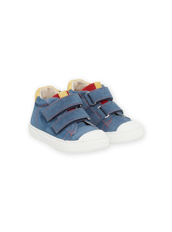 Sapatilhas azul-azur, amarelo e vermelho bebé menino NUBASARTHUR / 22KK3831D3FC201