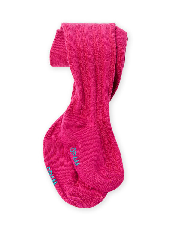 Collants torcidos fúcsia bebé menina MYIJOCOLTO1 / 21WI0917COLD312