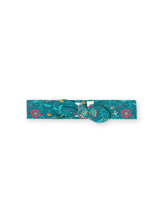 Fita azul pato com estampado florido bebé menina MYITUBAN / 21WI09K1BAN714