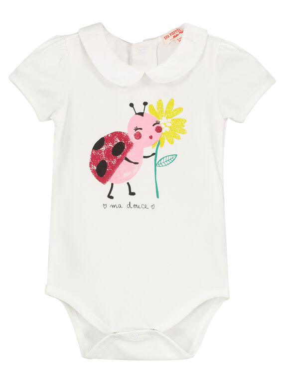 Body de algodão bebé menina FIYEBOD / 19SG09M1BOD000