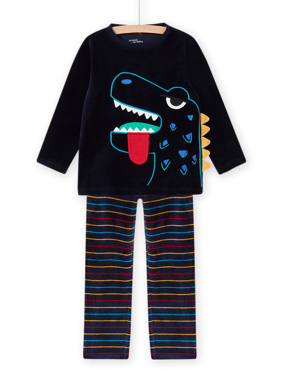 Conjunto pijama com padrão de dinossauro fosforescente menino MEGOPYJDIN / 21WH1293PYJ705
