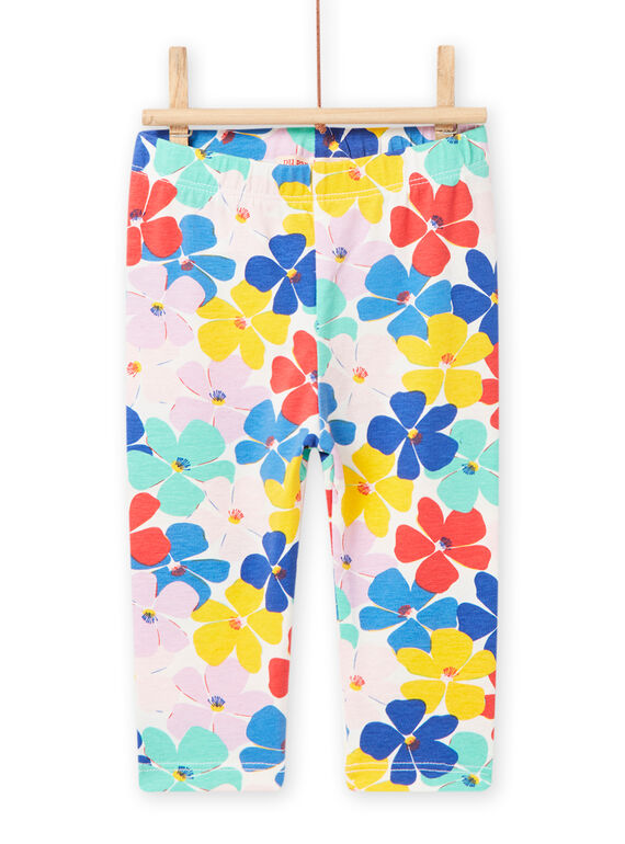 Leggings com estampado florido colorido bebé menina NYILULEG / 22SI09P1CAL001
