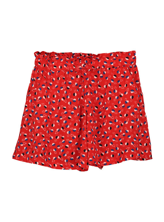 Calções fluidos fantasia menina FATOSHORT1 / 19S901L1SHO099