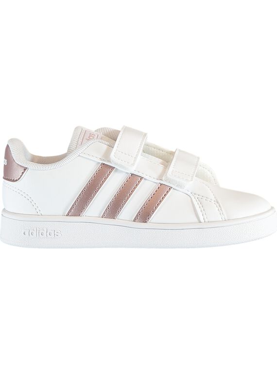 Sapatilhas brancas bebé menina Advantage Clean ADIDAS GBFEF0116 / 19WK37P1D35000