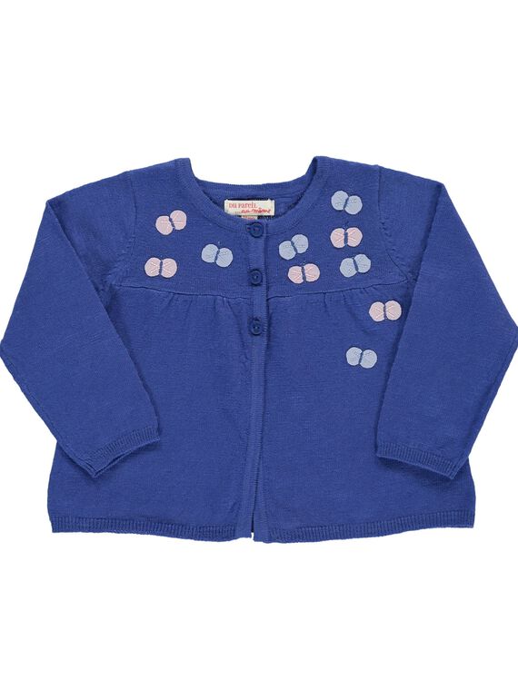 Baby girls' cardigan CIKLECAR2 / 18SG09D2CARC207