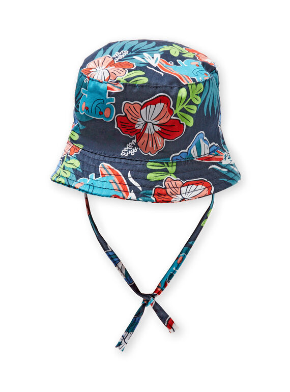 Chapéu azul-marinho com estampado florido bebé menino LYUBONCHA / 21SI10W1CHA717