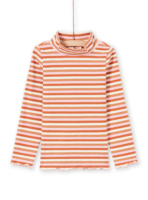 Camisola interior de mangas compridas às riscas coloridas menina MACOMSOUP / 21W901L1SPL420