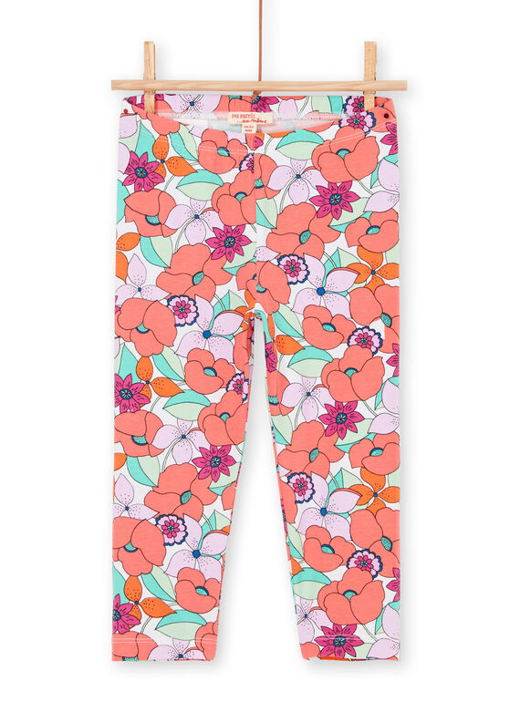 Leggings multicores criança menina LYAVILEG / 21SI01U1CAL000