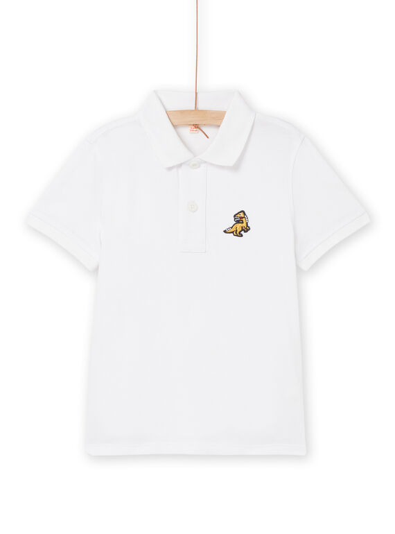 Polo em piqué com emblema dinossauro ROJOPOL4 / 23S90271POL000