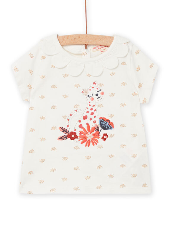 T-shirt cru bebé menina NISANBRA2 / 22SG09S2BRA001