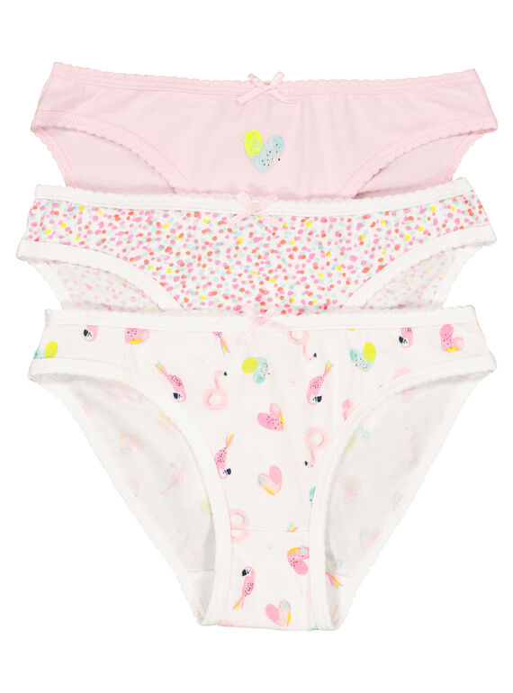 Conjunto de cuecas menina FEFALOTPOI / 19SH11I2SLI099