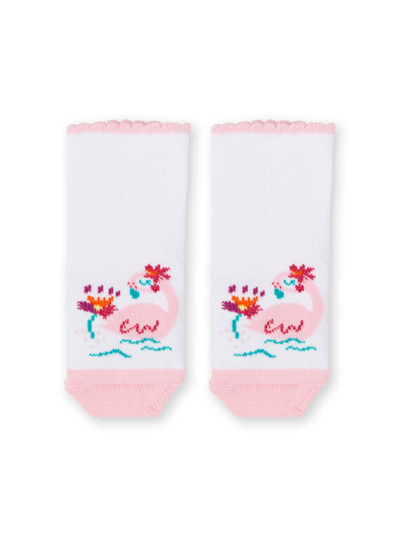 Meias rosa e branco bebé menina LYIBONSOQ / 21SI09W1SOQ000
