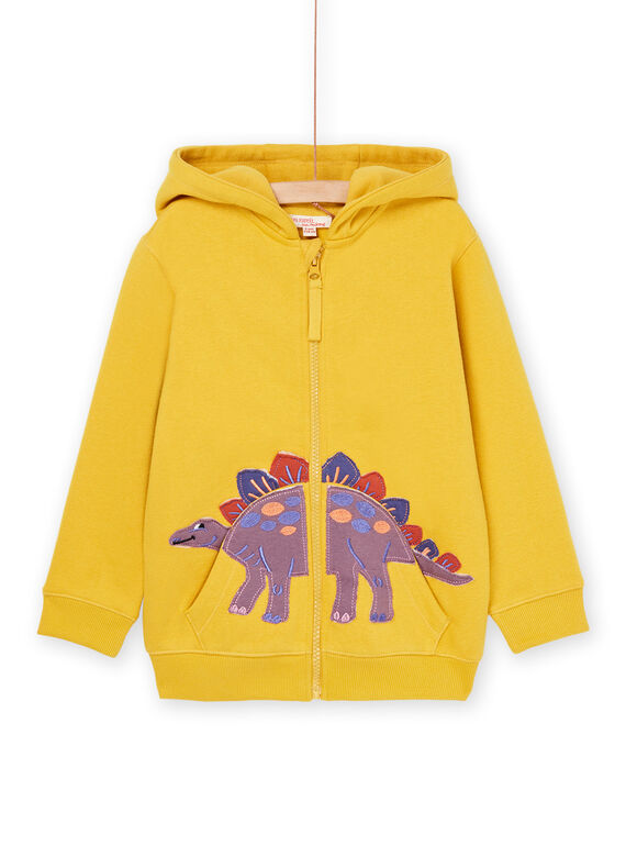 Sweat com capuz amarelo em moletão ROMAGIL / 23S902T1GIL106