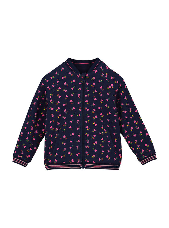 Casaco com zip reversível menina FACOVEST2 / 19S901X2VES099