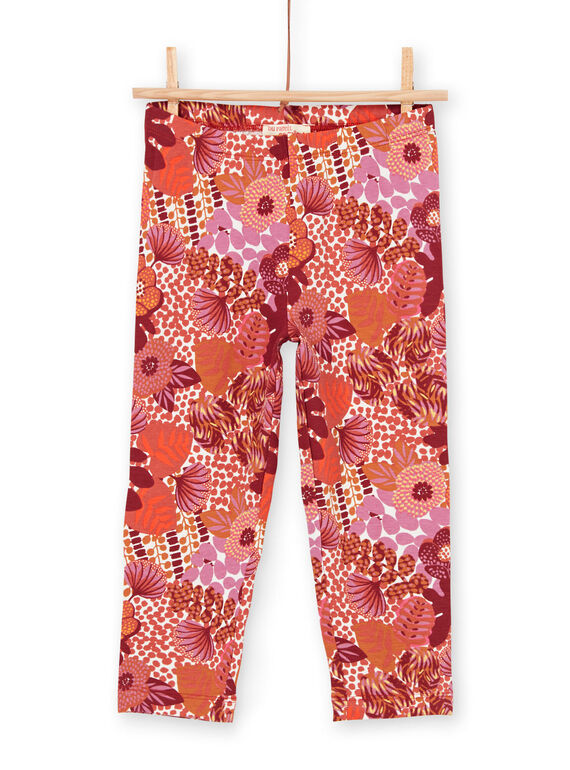 Leggings vermelhas criança menina LYATERLEG / 21SI01V1CAL001
