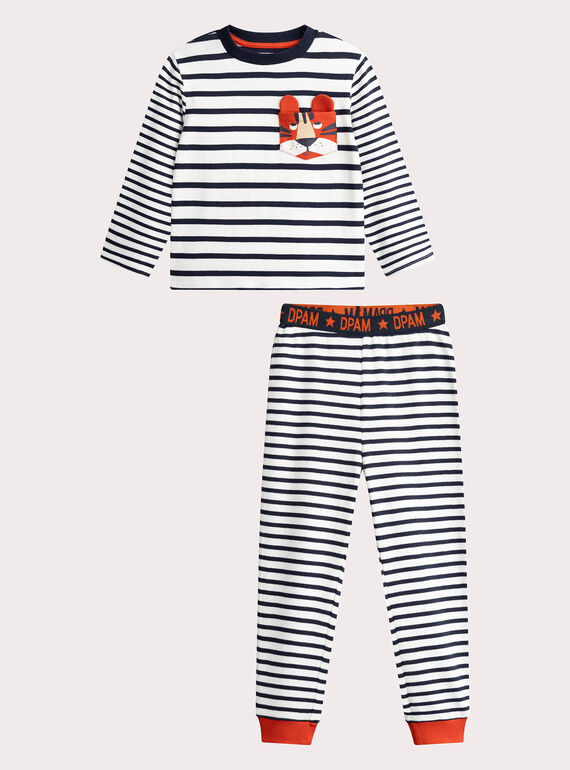 Pijama listrado para menino  VEGOPYJMAR / 24WH1275PYJ001