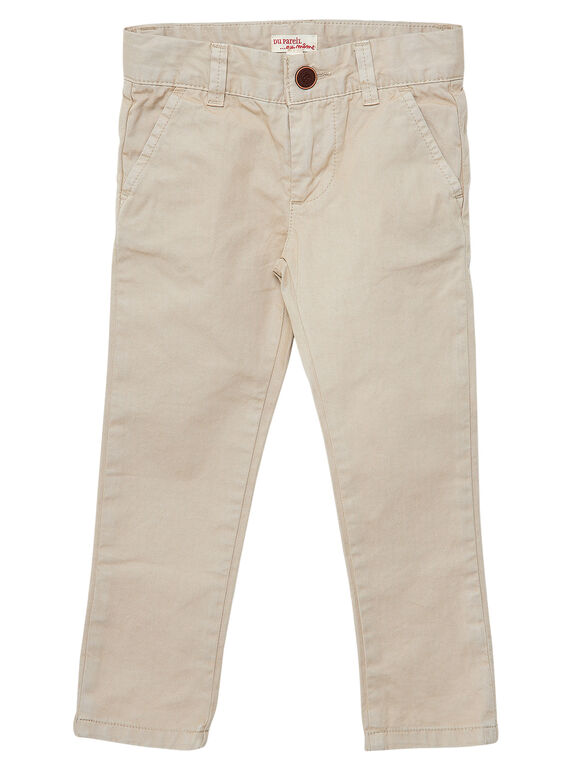 Calças chino menino bege JOJOPACHI1 / 20S90244D2B080