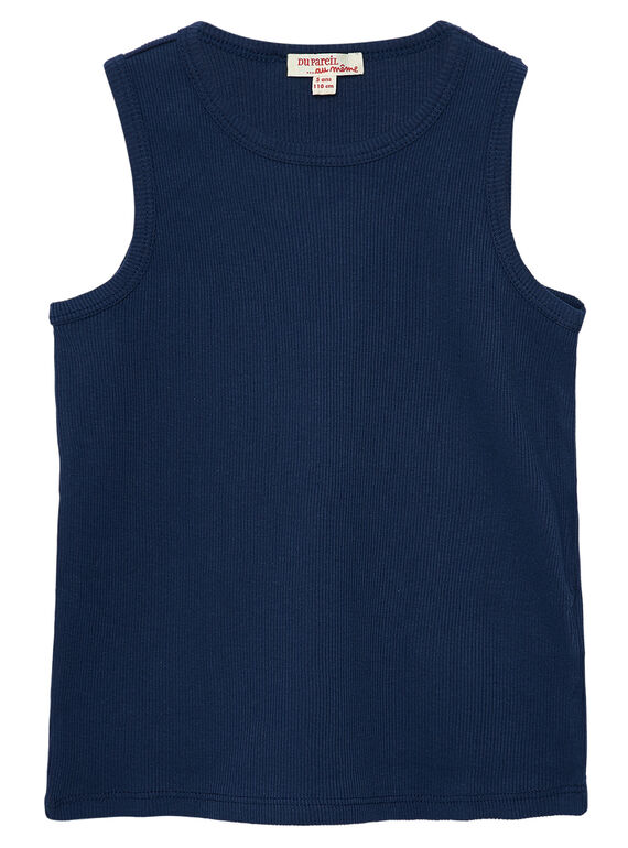Camisola de alças menino azul-marinho JOESDEB2 / 20S90263D27070