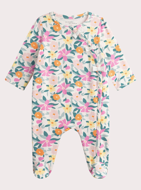 Babygrow com estampado cru para bebé menina WEFIGREAOP / 25SH1392GRE001