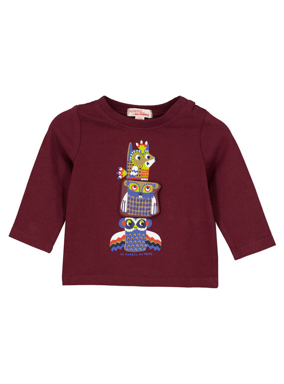 T-shirt de mangas compridas uva bebé menino GUVIOTEE1 / 19WG10R1TML711