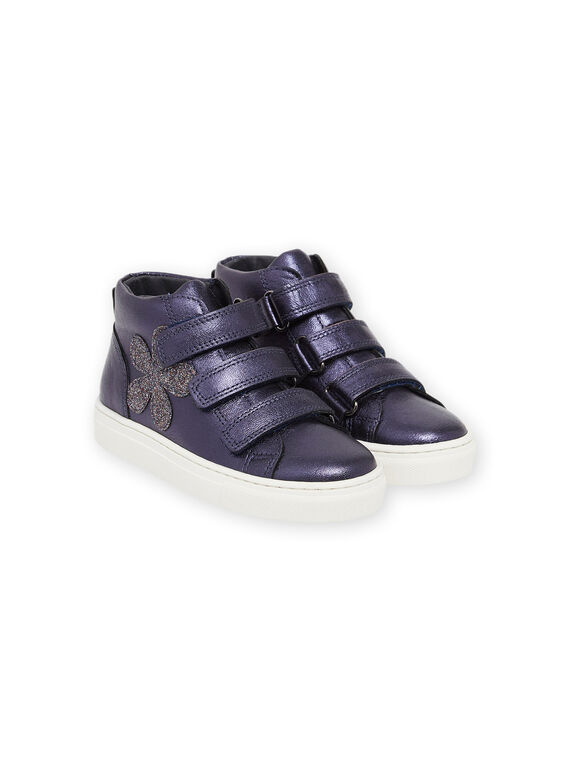 Sapatilhas subidas em couro PABASFLEUR / 22XK3571D3P070