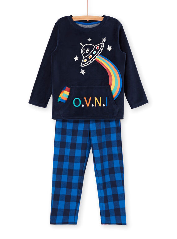 Pijama t-shirt e calças azul-marinho criança menino LEGOPYJSPA / 21SH125BPYJ705