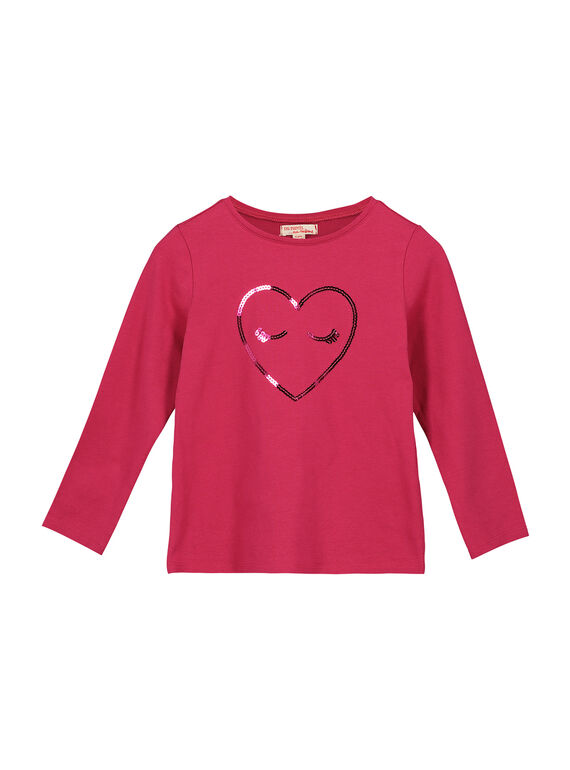 T-shirt mangas compridas menina FAJOTEE5 / 19S90135D32304