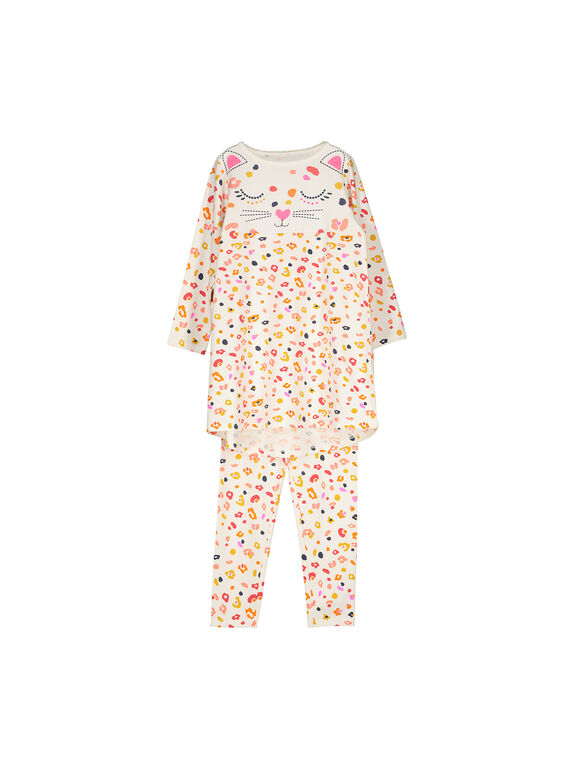 Camisa de noite e leggings menina FEFACHUEXO / 19SH1141CHN001