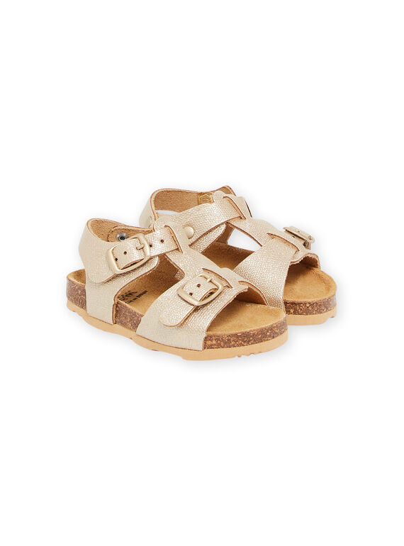 Sandálias douradas bebé menina NINUGLORIA / 22KK3745D0E954