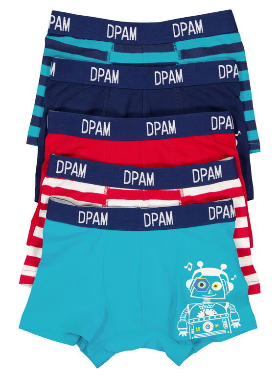 Conjunto de 5 boxers / Agenda de boxers GEGOBOXSEM1 / 19WH1265BOX202