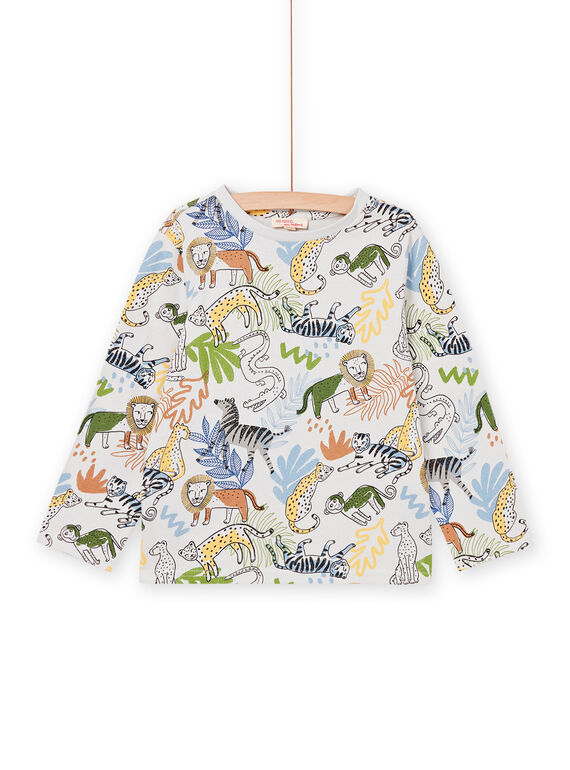 T-shirt com estampado de selva POMOTEE1 / 22W902N4TMLJ925