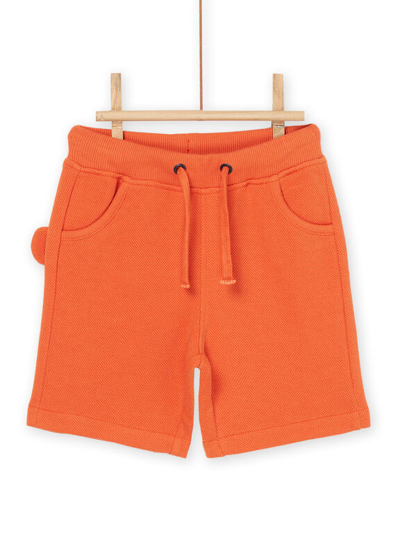 Bermudas laranja-escuro com bolso macaco RUJUNBER2 / 23SG10U2BER407