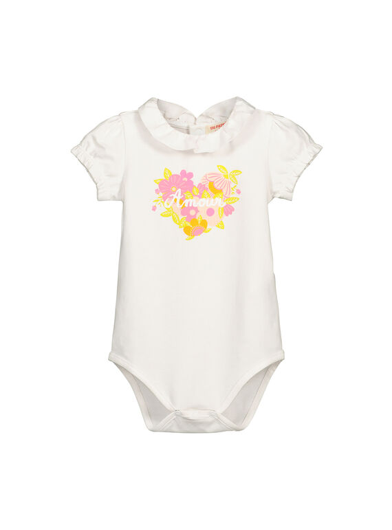 Body mangas curtas bebé menina FIPOBOD / 19SG09C1BOD000