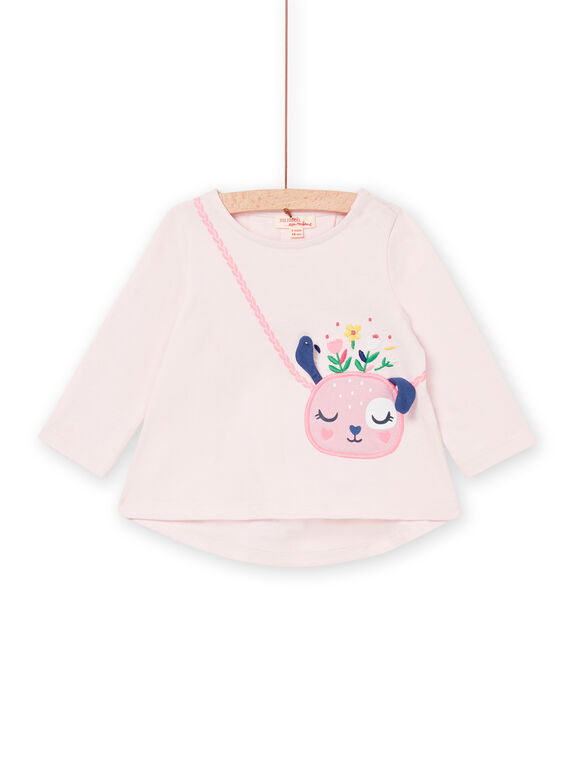 T-shirt de mangas compridas rosa PIMUTEE / 22WG09R1TML632