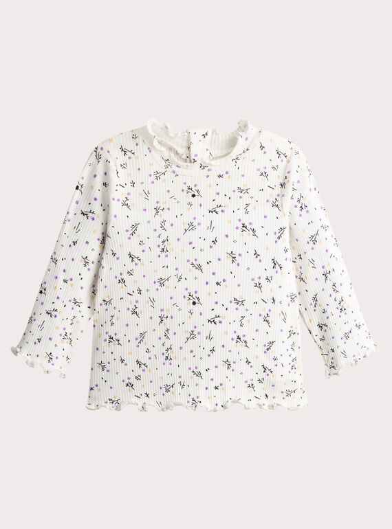 Camisola com flores para bebé menina VIPERSOUP / 24WG09R1SPL001