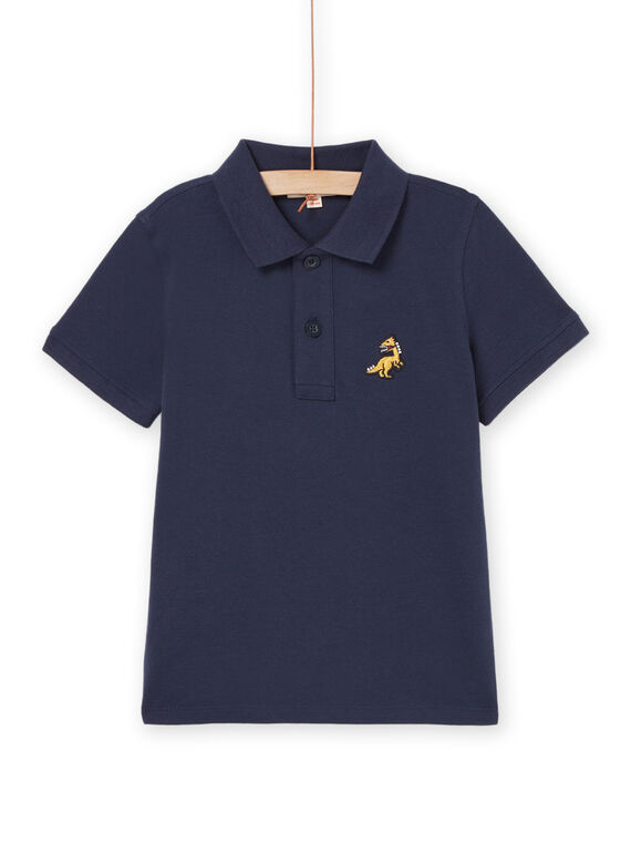 Polo em piqué com emblema dinossauro ROJOPOL1 / 23S90272POL705