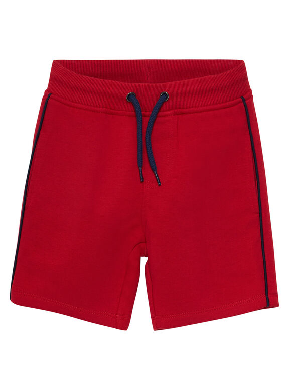 Bermudas moletão menino básico vermelho JOJOBER4 / 20S90251D25F505