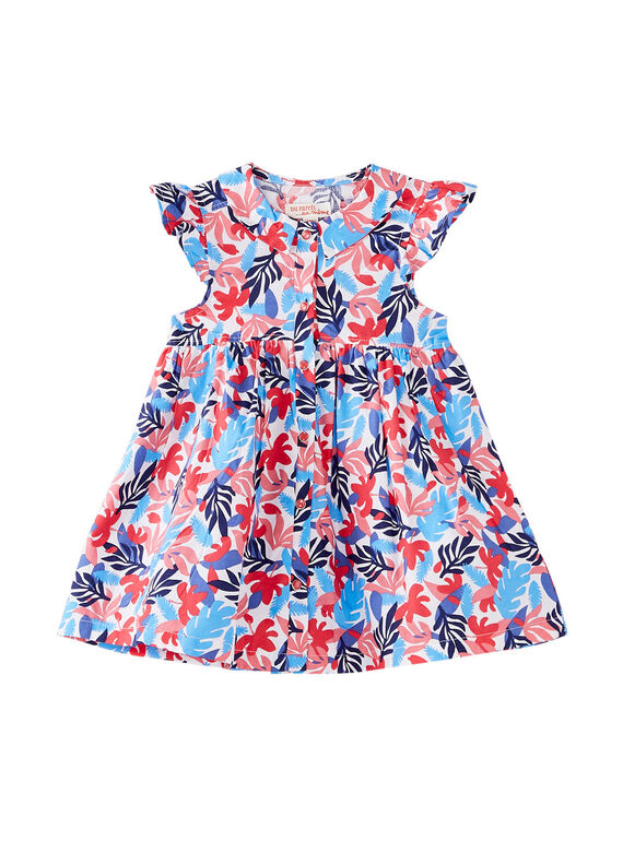 Vestido estampado bebé menina JICEAROB1 / 20SG09N1ROB000