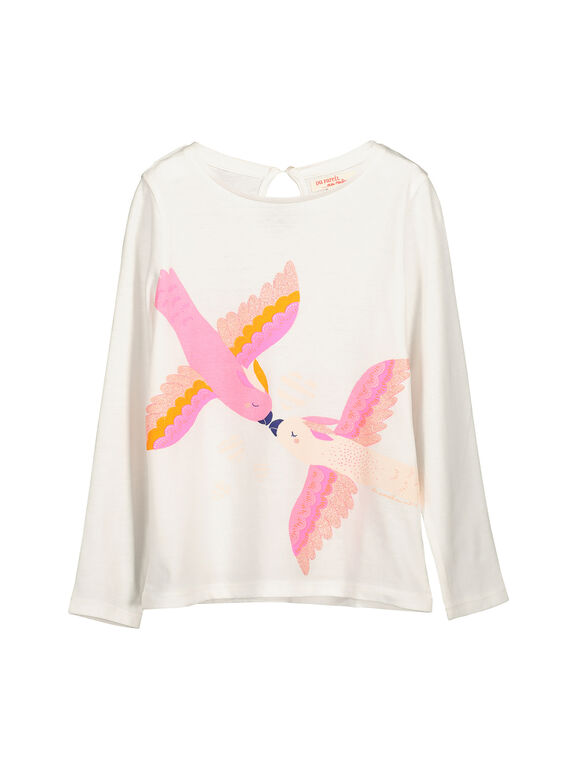 T-shirt mangas compridas menina FAPOTEE1 / 19S901C1TML001