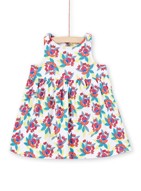 Vestido branco bebé menina LIPLAROB4 / 21SG09T4ROB000