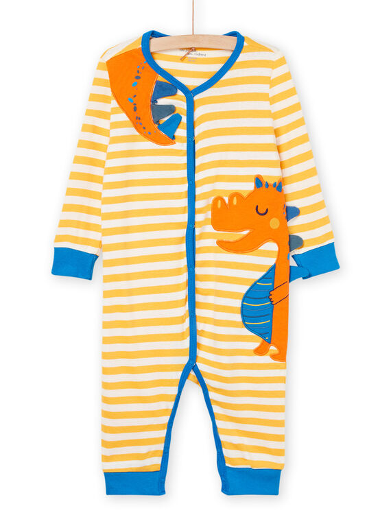 Babygro com estampado às riscas e animação dinossauro REGAGREDRA / 23SH14D4GREB114