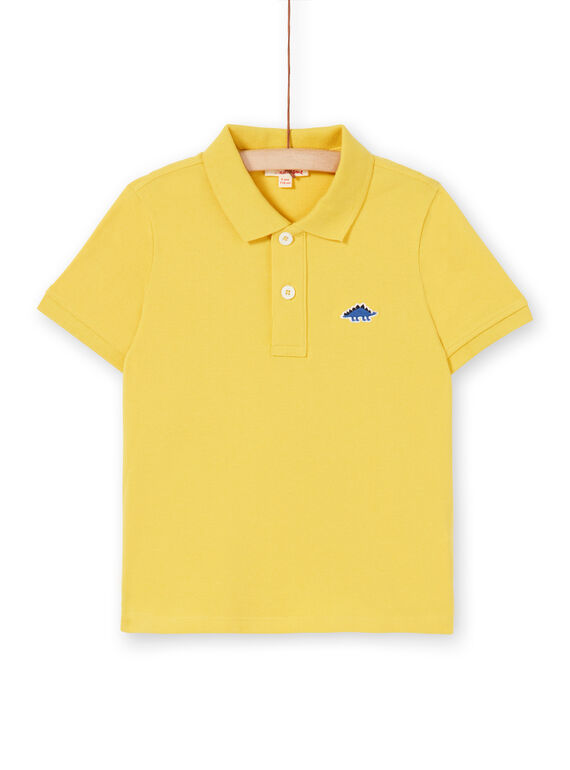 Polo amarelo - Criança menino LOJOPOL5 / 21S90243POL102