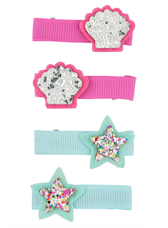 Conjunto de ganchos molas flores FYANECLIC2 / 19SI01V6BRT099