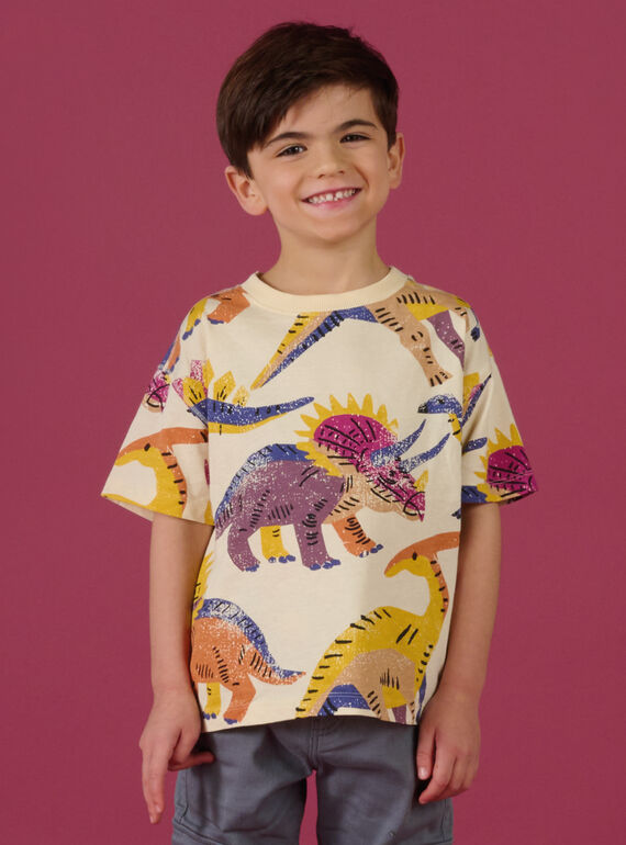 T-shirt com estampado dinossauros ROMAGTI2 / 23S902T1TMCA002