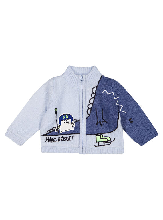 Casaco jersey knit água bebé menino GUBLAGIL1 / 19WG10S1GIL213