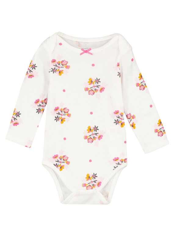 Body mangas compridas cru menina GEFIBODLUN / 19WH13N4BDL001