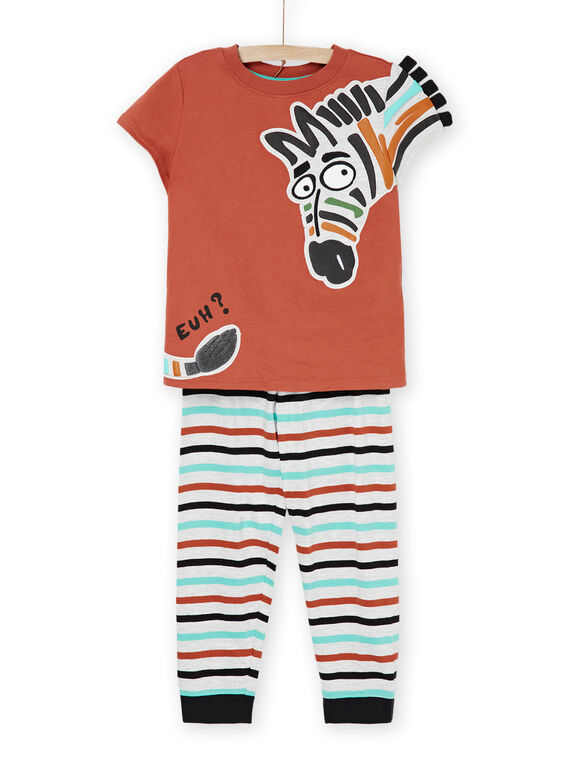 Pijama saibro com padrão de zebra REGOPYJZEB / 23SH12D7PYJF519