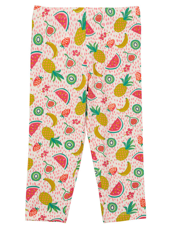 Leggings estampado frutas menina FYAYELEG / 19SI01M1CAL099