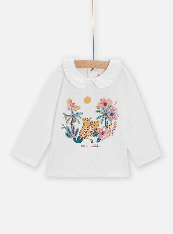 Camisola com estampado decorativo para bebé menina TICRIBRA / 24SG09L1BRA001
